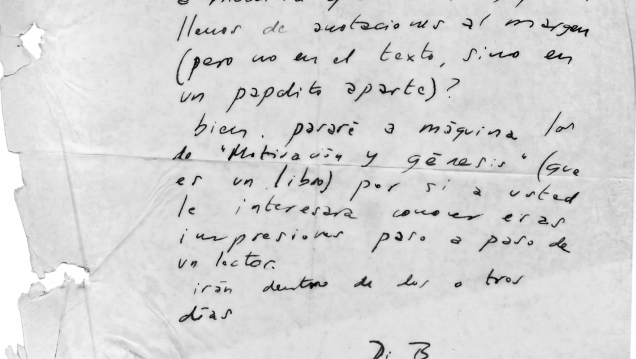 imagen Prelooker y Di Benedetto, cartas que testimonian una época