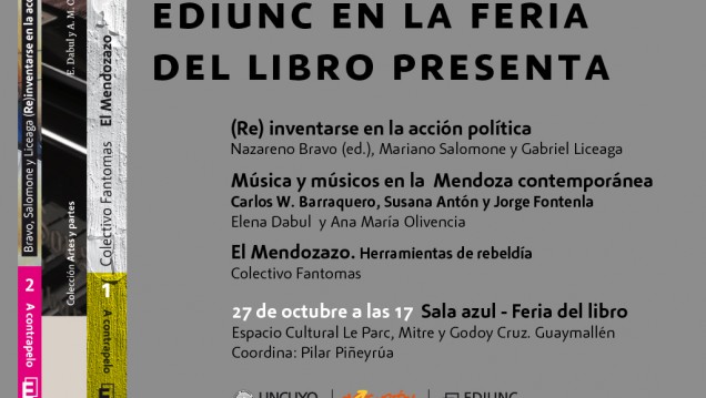 imagen Autores de títulos universitarios en la Feria del Libro de Mendoza