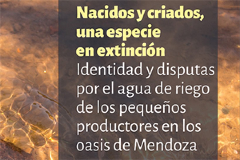 imagen Presentan un libro sobre los conflictos del agua en Mendoza